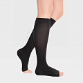 ID-210 Гольфы (откр. носок) 1 кл. (Размер: L NORM Цвет: Черный)