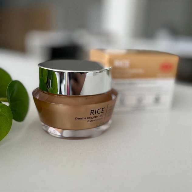 Крем для лица Dr. CELLIO DERMA BRIGHTNING RICE CREAM, 50 мл